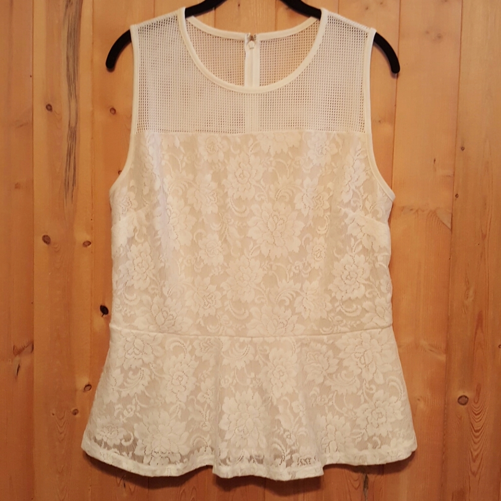 7th Avenue peplum top